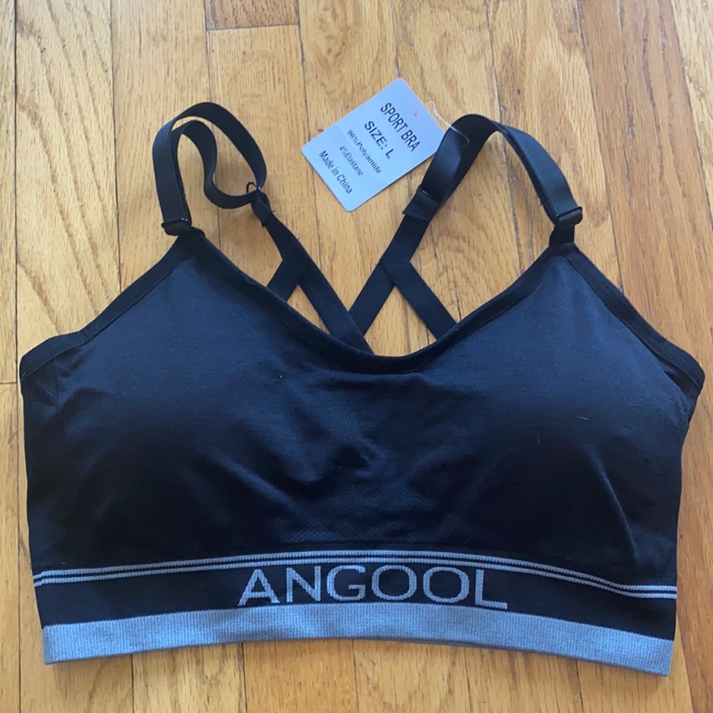 Angool Sports Bra NWT Size L